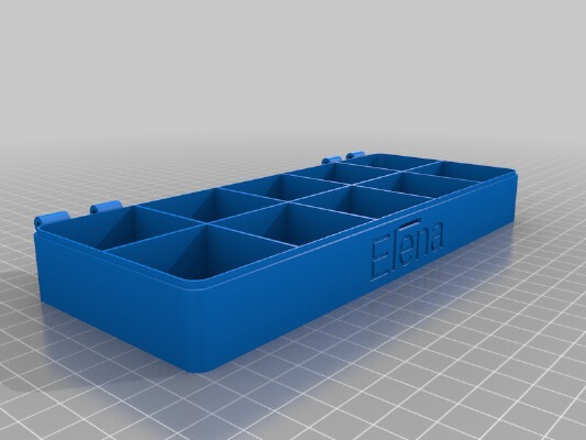 My Customized hinged box V2 | 3d print model