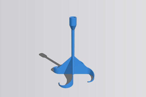 Left-Handed Dart | 3d print model