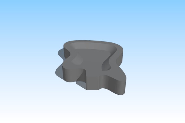 Strat Shaped Pick Tray | 3d print model