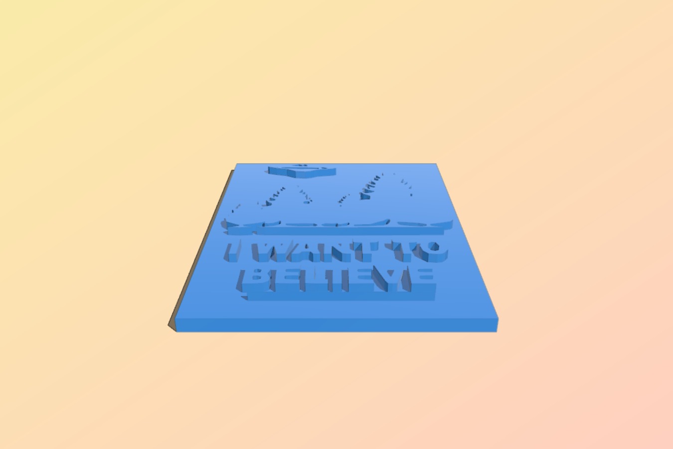 Fridge Magnet X Files