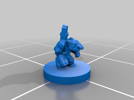 Green Dude Meatshield | 3d print model