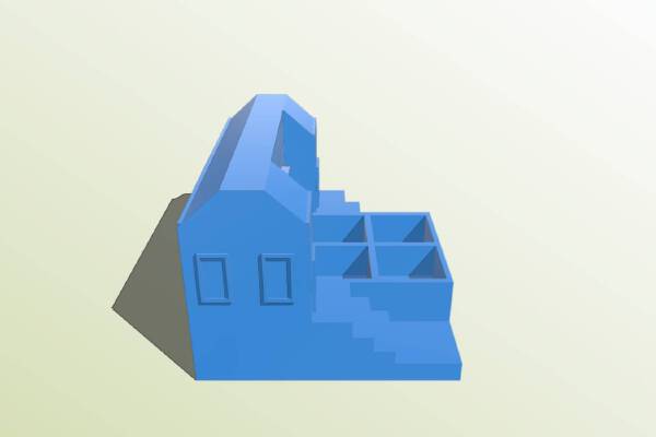 Puerto Rico board game house | 3d print model