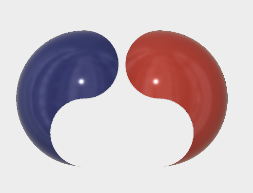 Sphere Dissection, Yin-Yang Style
