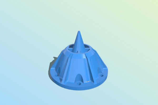 Aerospike Rocket Nozzle V2 | 3d print model