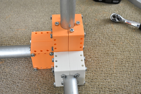 MODULO - Crack-free Modular Tubing _ Pipe Coupling System | 3d print model