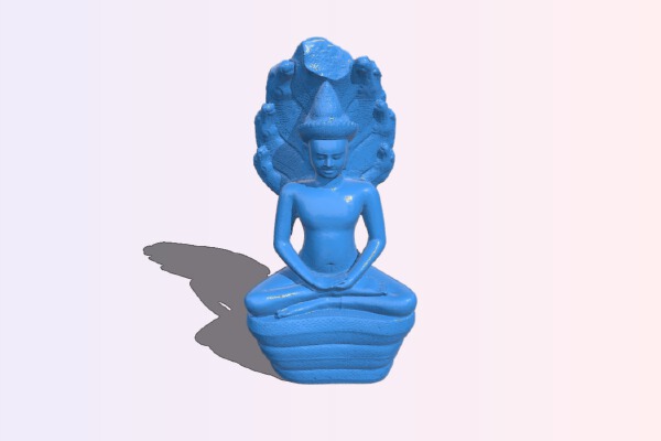 Buddha protected by the naga | 3d print model