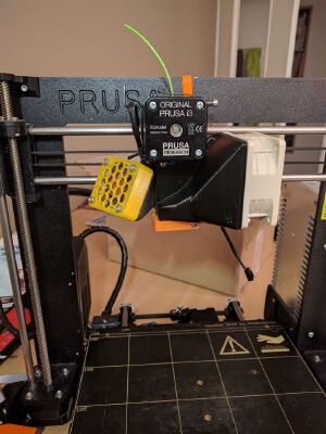 Prusa I3 MK2_MK2S noctua 60 fan duct adapter | 3d print model