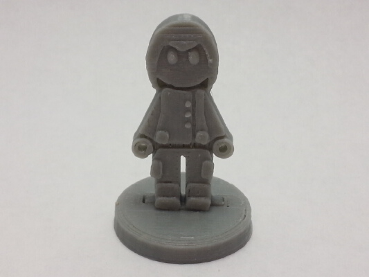 FlatMinis: Undead Female Outlaw | 3d print model