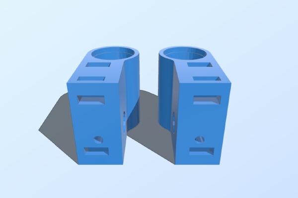 Tantillus X and Y Ends for GT2 Belts | 3d print model
