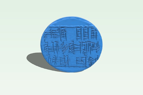Ancient Sumerian Tablet - by Dizingof | 3d print model