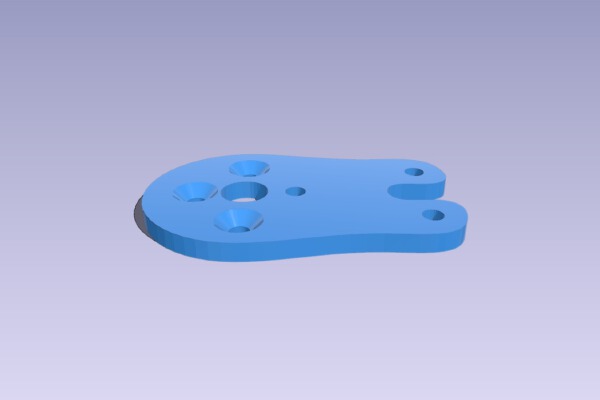 ArduCopter frame set in STL and DXF | 3d print model