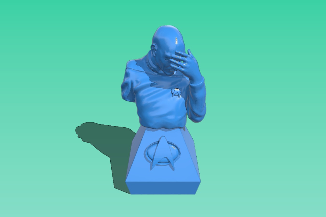 Picard Facepalm (One-piece Bust)