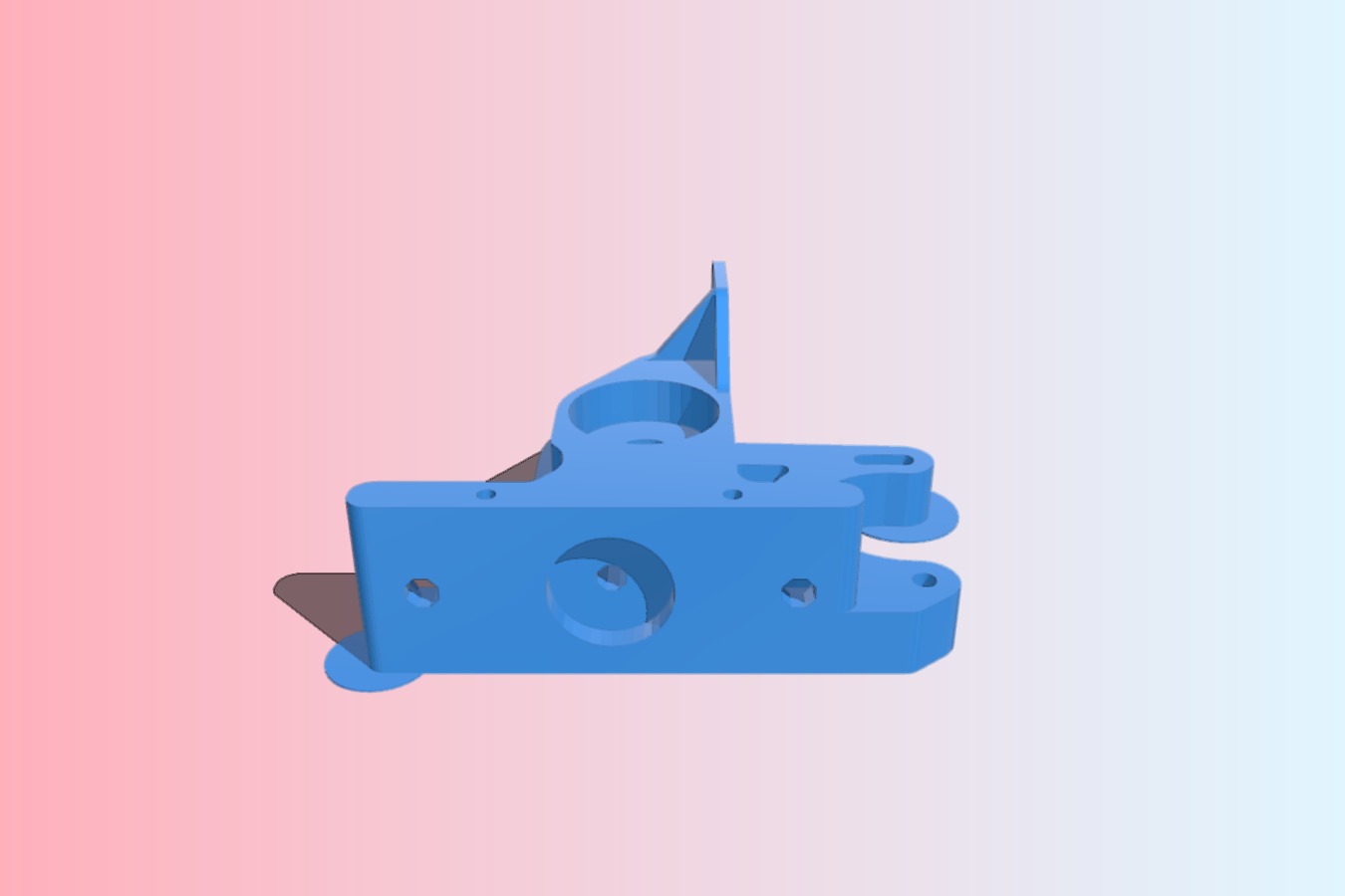 E3D V6 3MM Version of the Itty Bitty Single Extruder