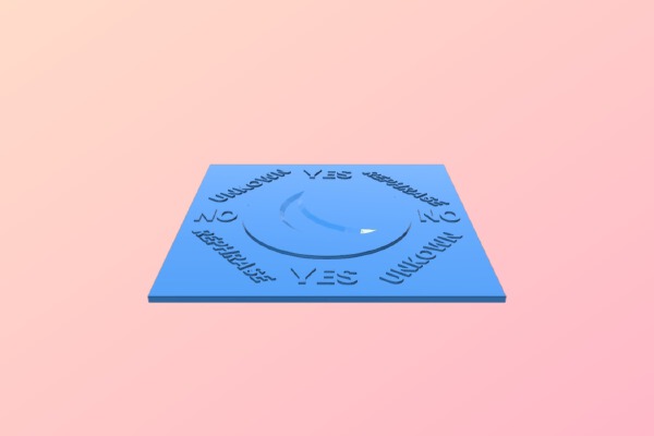 Pendulum mat_Dowsing Mat | 3d print model
