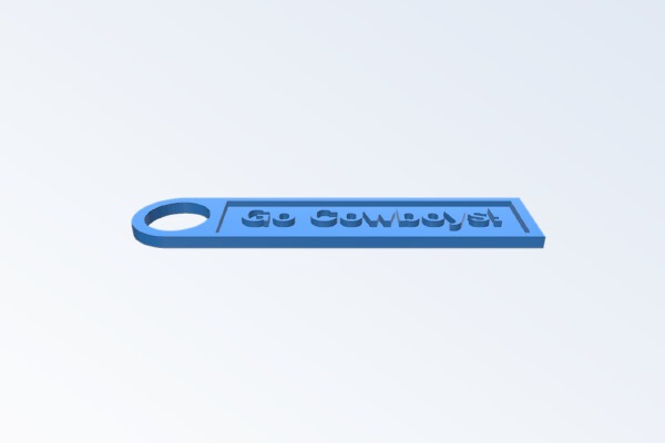Dallas Cowboys key chain | 3d print model