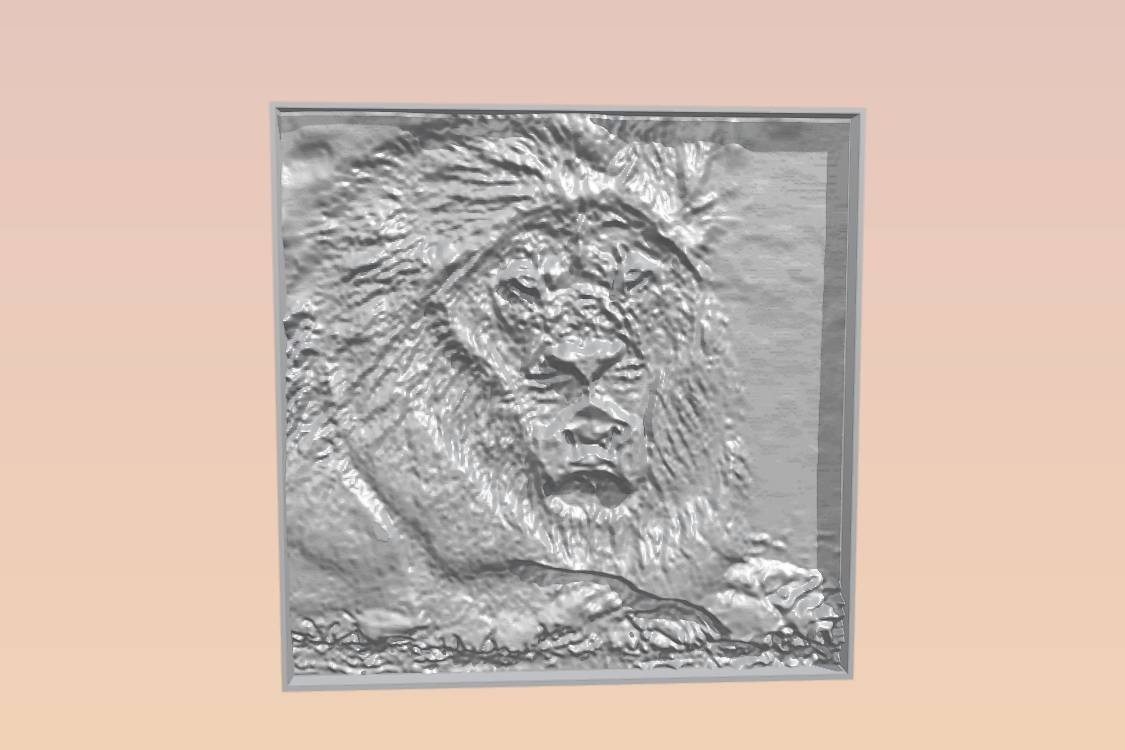 Lion - 3dpea image to stl converter