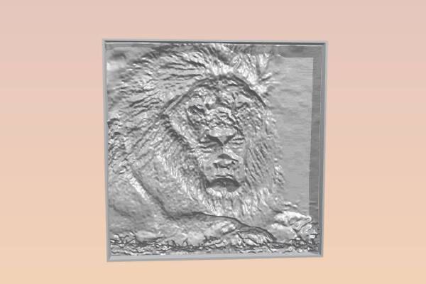 Lion - 3dpea image to stl converter | 3d print model