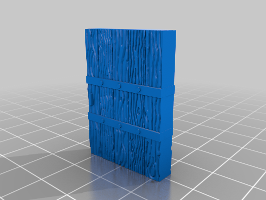 OpenForge 2.0 Mines Release 3: Wooden Doors | 3d print model