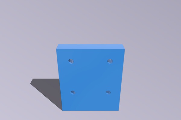 Adapter camera tripod of ROWI to VESA mount for FPV monitor - Adapter Kamerastativ von ROWI zu VESA mount für FPV Monitor | 3d print model