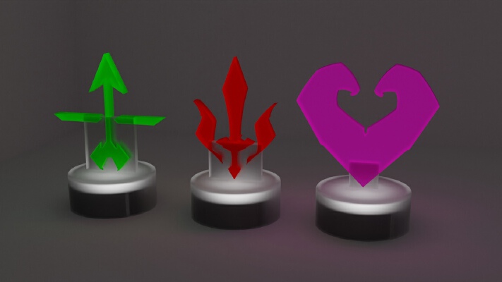 Boons Aphrodite Ares Artemis hades | 3d print model
