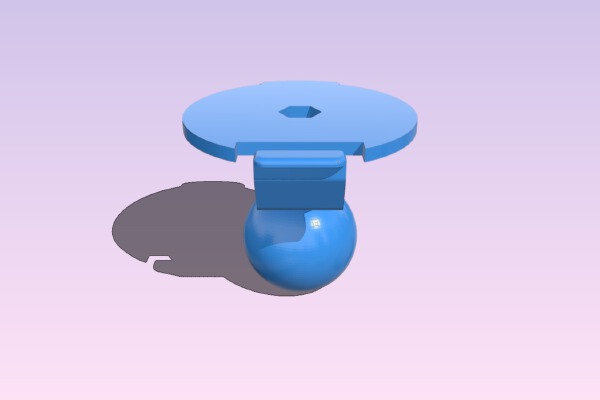 Garmin Striker 4 RAM Mount | 3d print model