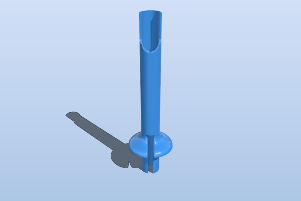Dipole T mount for wings (taller version) | 3d print model