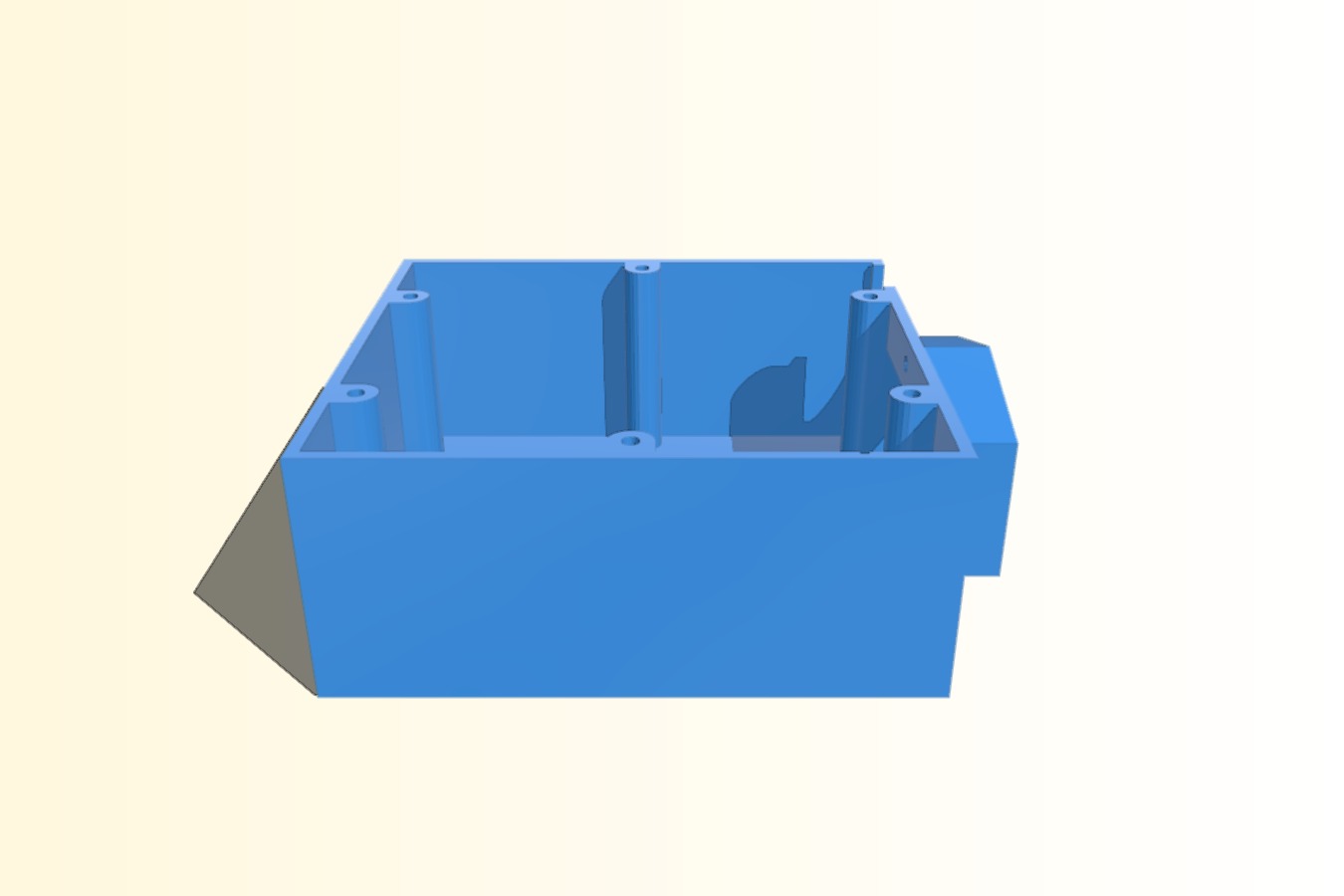 Shaiss Back Plate for 80mm fan with fixed Screw Wall thickness for better slicing