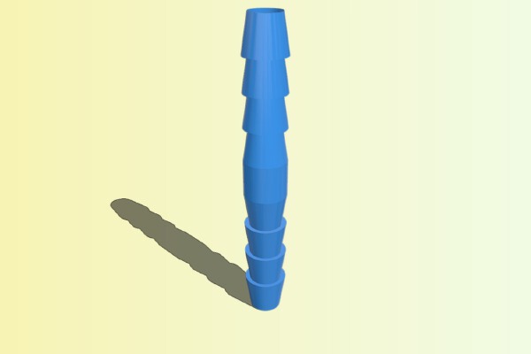 My Customized Pipe _ Tube _ Hose 12mm goteo riego porosa | 3d print model