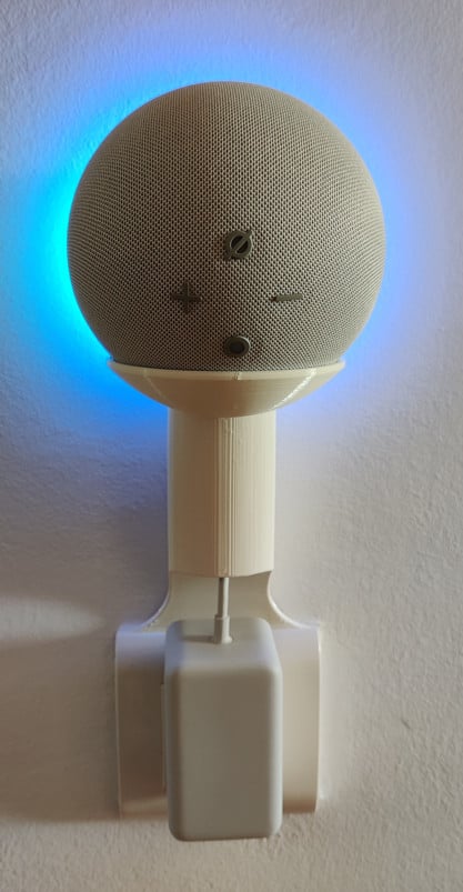 Soporte de pared en enchufe para Echo Dot 4