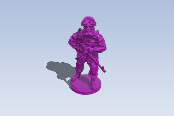 Soldier | 3d print model