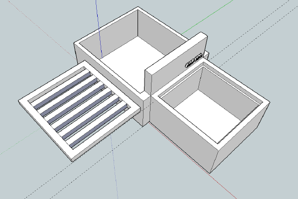 Replacement box for Krups Le Cube Nespresso Machine | 3d print model