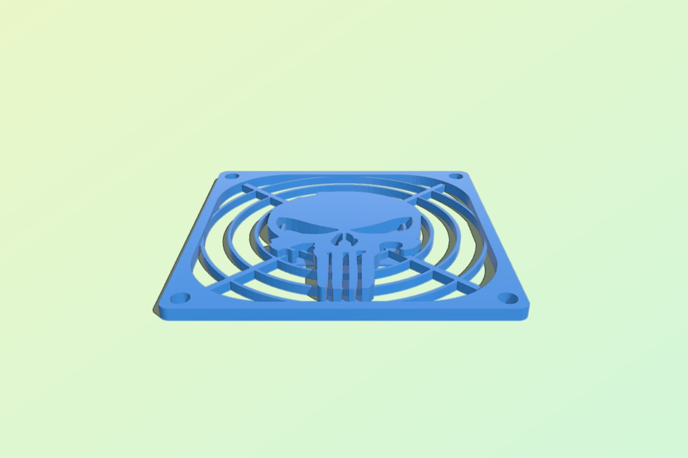 "Punished" 80mm fan shield