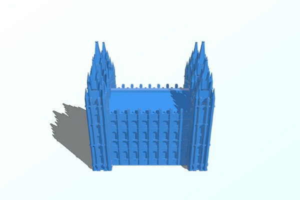 Salt Lake City LDS Temple | 3d print model