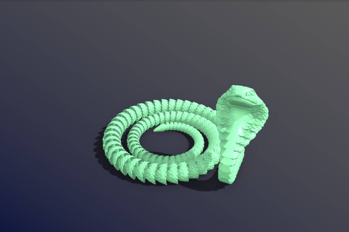 Articulated Cobra snake