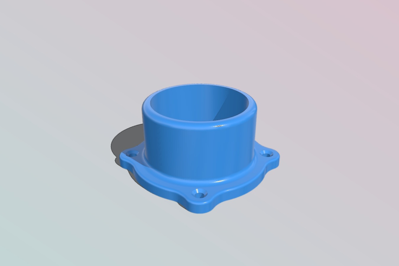 spool holder for 1 inch pvc to wall mount