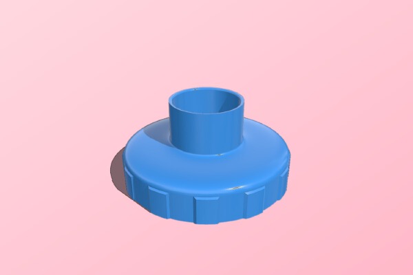 Intex 40mm inlet for frame pools | 3d print model