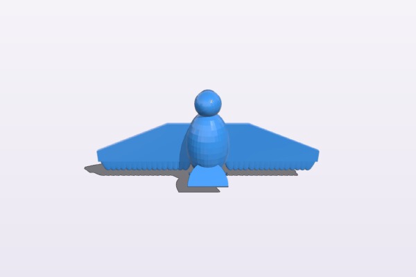 Simple Bird | 3d print model