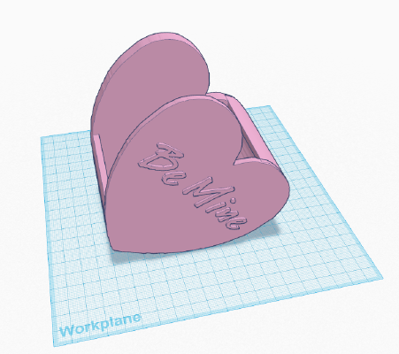 Be Mine Candy Heart - Candy Container | 3d print model