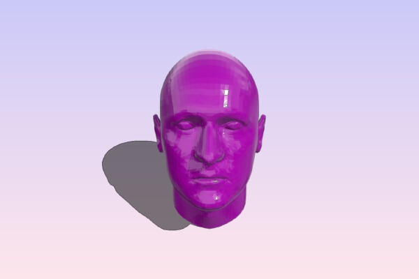 Adolf Hitler Head (Facegen) | 3d print model