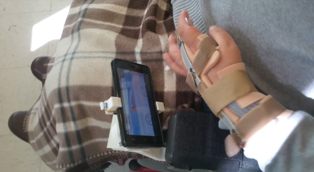 smartphone  holder for wheelchair | 3d print model
