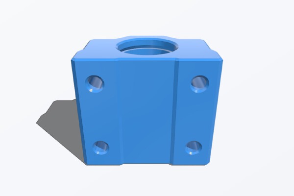 SCS-8UU Pillow Block Bearing | 3d print model