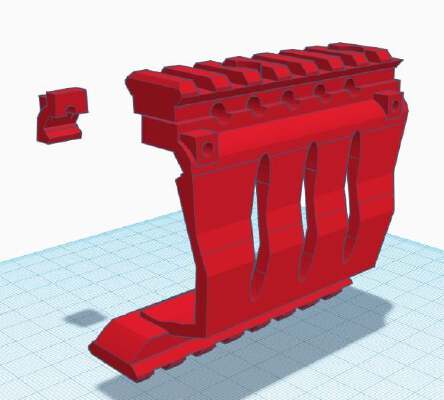 Airsoft Rail Desert Eagle (TM) | 3d print model