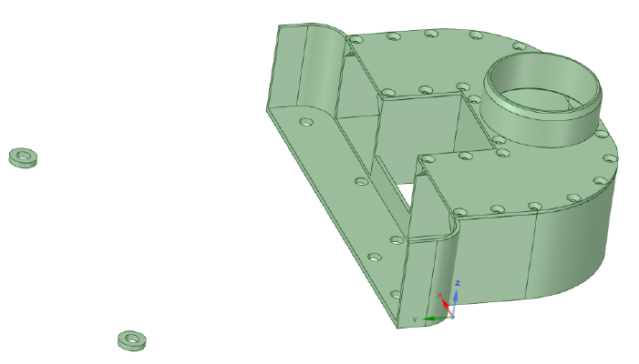 Elegoo Mars 2 Pro air fumes ventilation duct 60mm | 3d print model