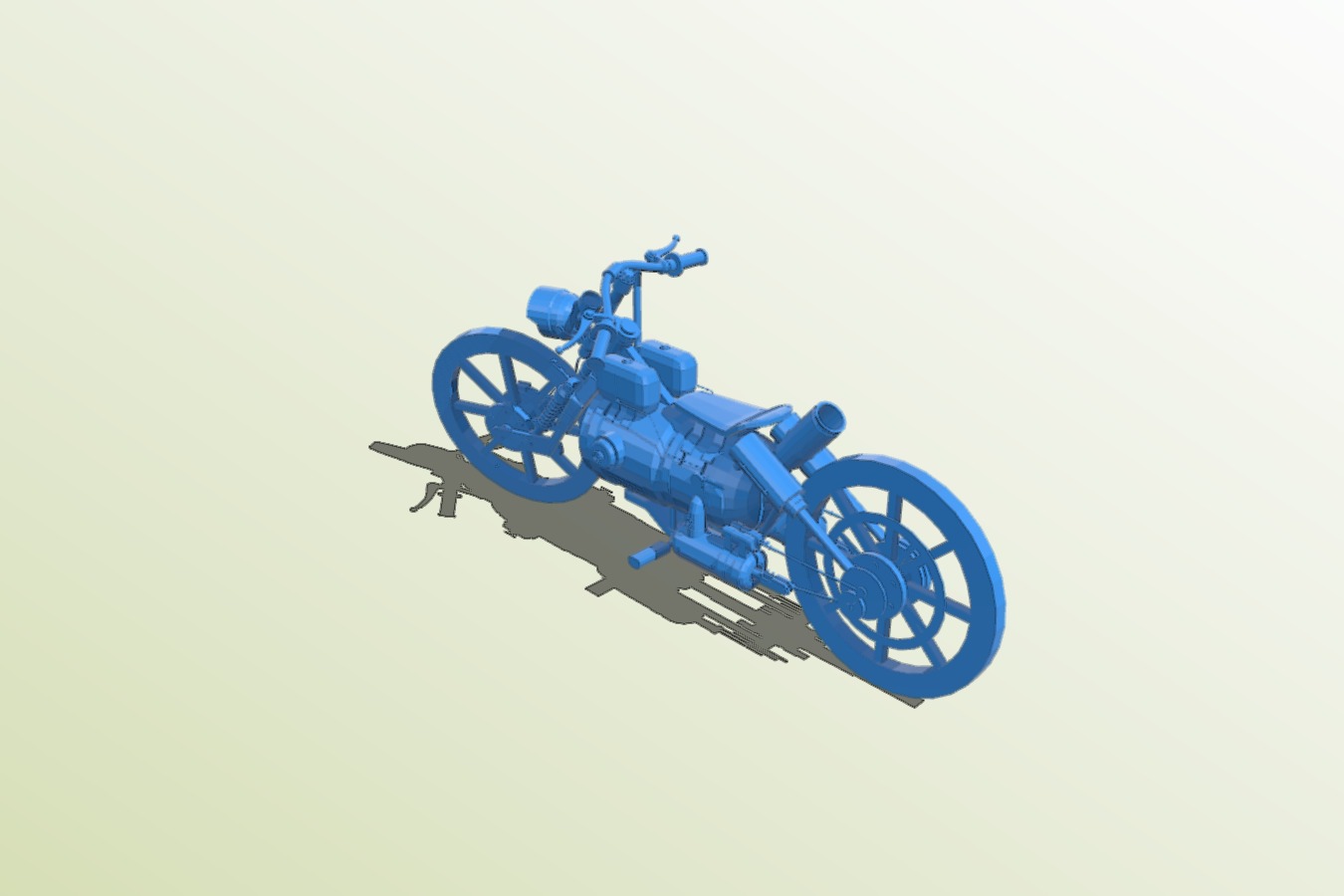 wild west motorbike - steampunk