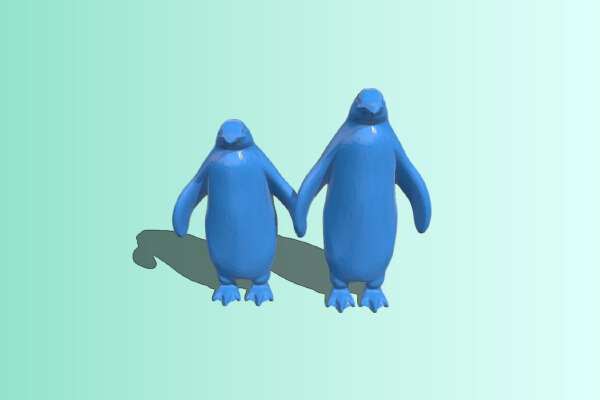Love Penguins | 3d print model