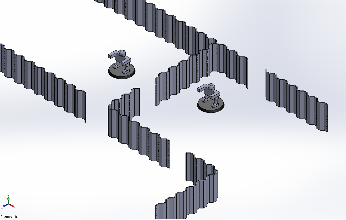 Warhammer Metal Zig Zag Fence