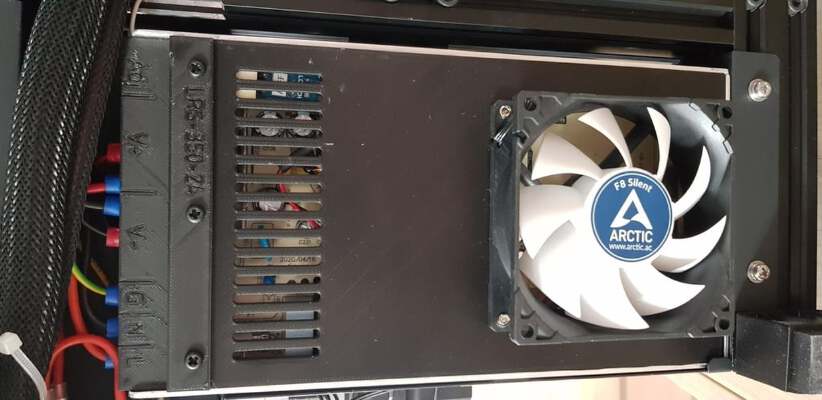MeanWell LRS-350-24 Fan cover for Ender 3 v2 | 3d print model