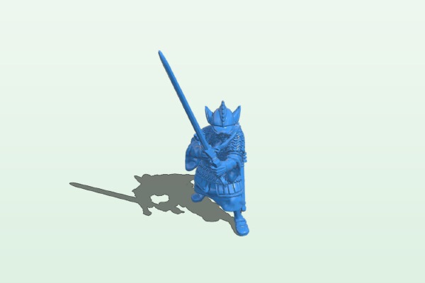 Elf infantry - Scottish Elf Gallowglass | 3d print model