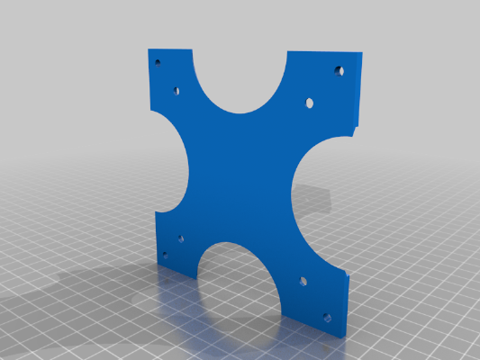 VESA adapter (75->100) | 3d print model