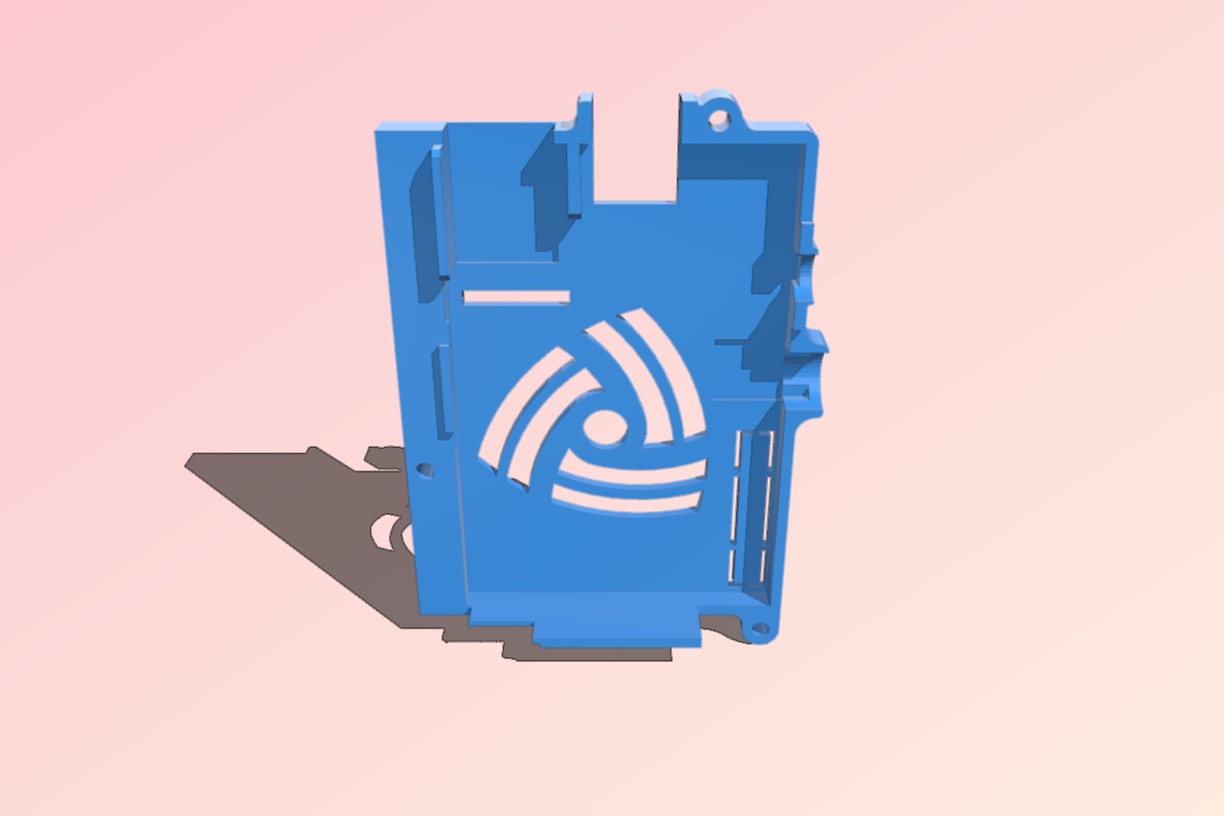 Raspberry Pi (B) Case for vertical V-Slot mount
